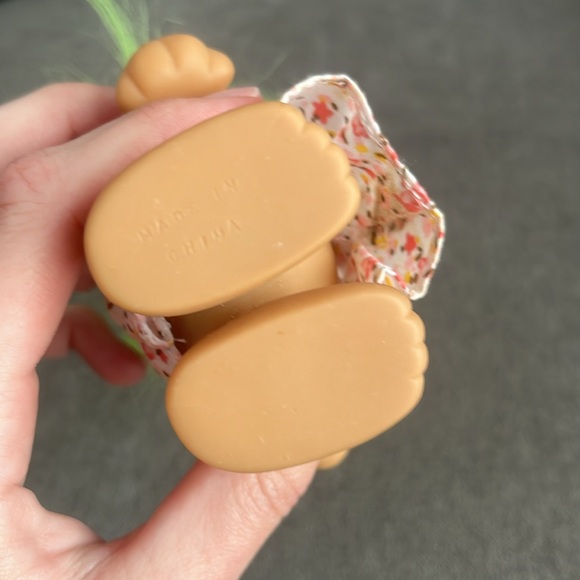 💚 HOST PICK 💚 Vintage Green Haired Troll Doll in Pink Dress - Picture 7 of 10